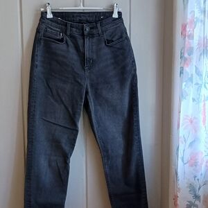 American Eagle Charcoal Black Mom Jeans